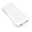 Powerbank 10000mAh USBA USB-C 22.5W - biały