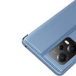Błyszczące etui z klapką do Xiaomi Redmi Note 12 Pro+ Clear View Case czarny (7)