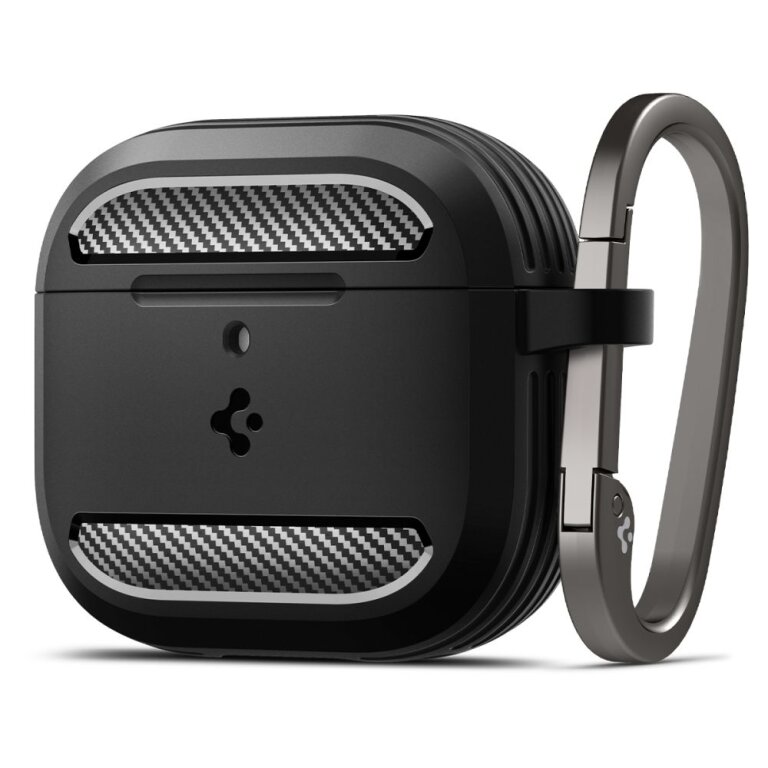 Etui na słuchawki AirPods 4 Rugged Armor- czarne (1)