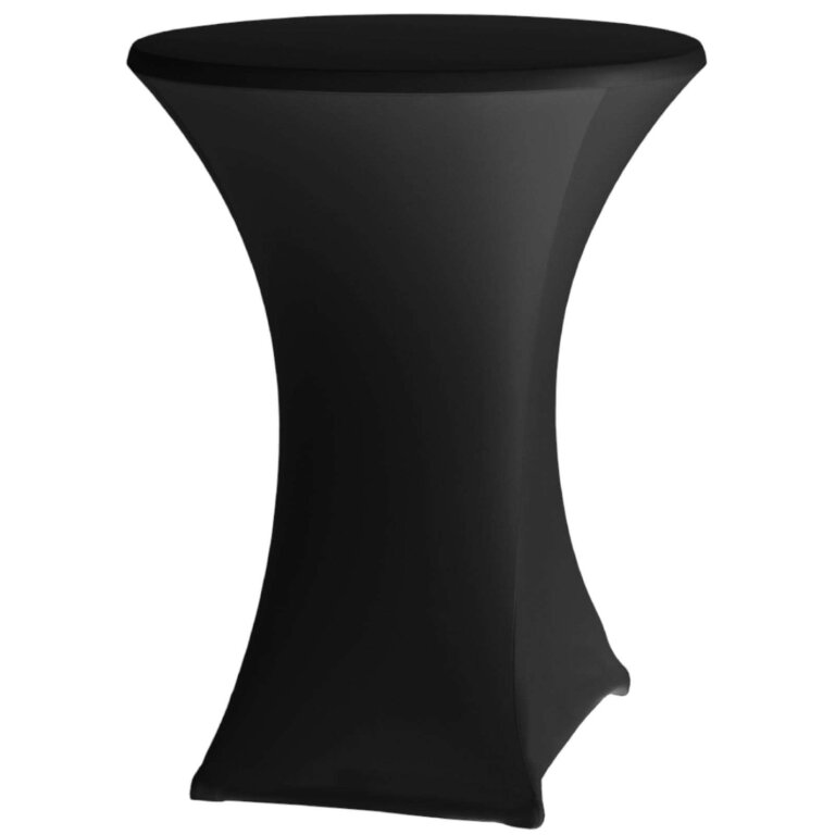 Obrus cateringowy okrągły Symposium śr. 70cm - czarny (1)