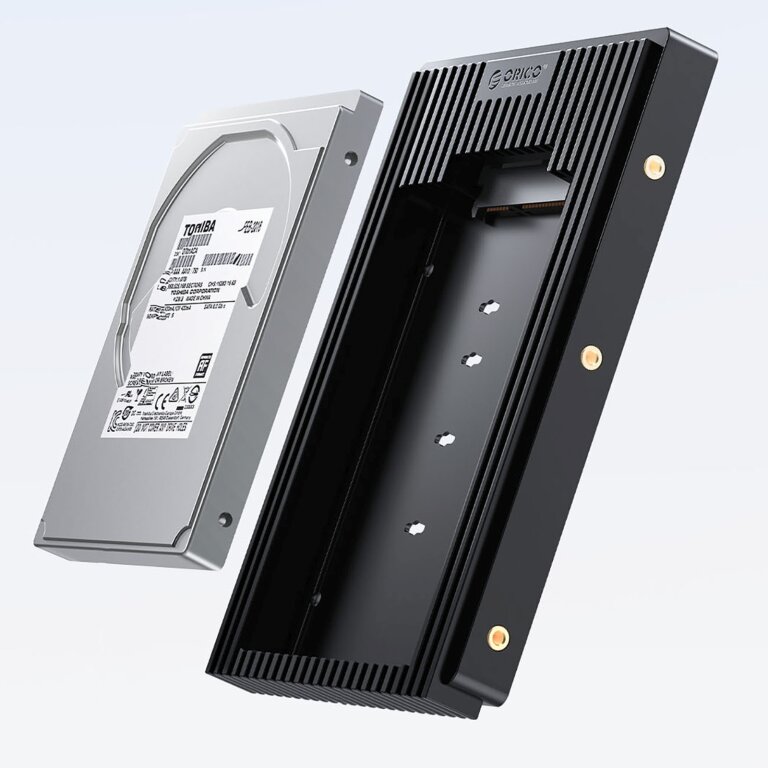 Adapter przejściówka na dysk 2.5'' na 3.5'' - czarna (9)