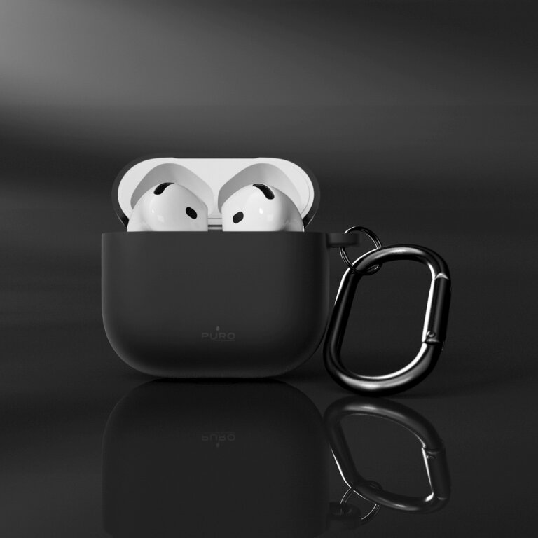 Etui pokrowiec na słuchawki AirPods 4 Icon - czarny (5)
