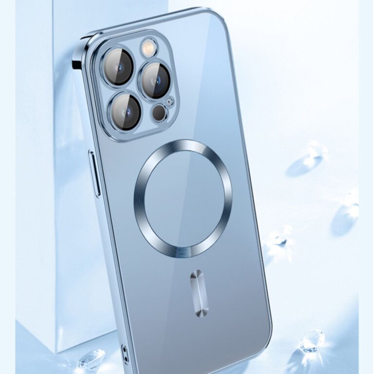 Etui case na Samsung Galaxy S24 FE Electroplated Magsafe - czarne (5)