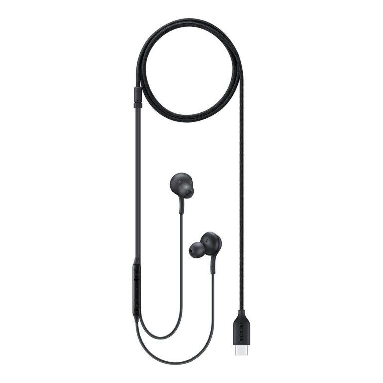 Przewodowe słuchawki dokanałowe AKG złącze USB-C czarny (7)