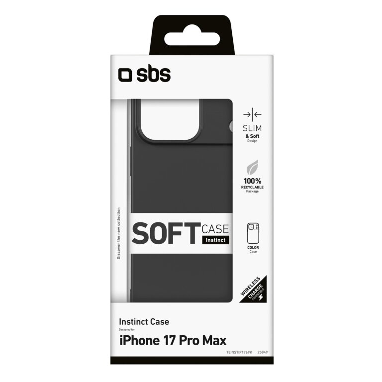 Etui pokrowiec case na iPhone 17 Pro Max Instinct - czarny (2)