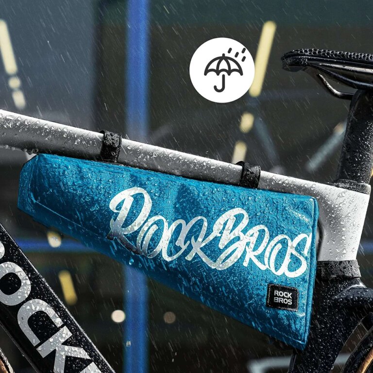 Torba rowerowa na ramę trójkątna XL 1.9 l - niebieska (5)