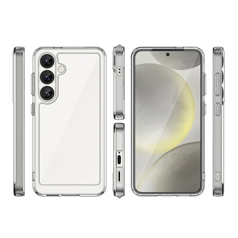 Etui z żelową ramką na Samsung Galaxy M06 5G Outer Space Case - przezroczyste (2)