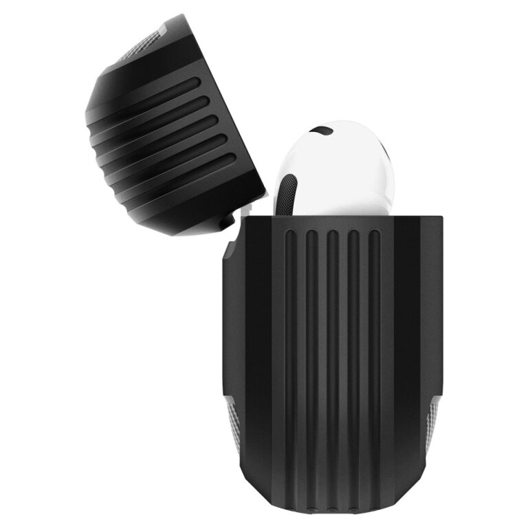 Etui na słuchawki AirPods 4 Rugged Armor- czarne (4)