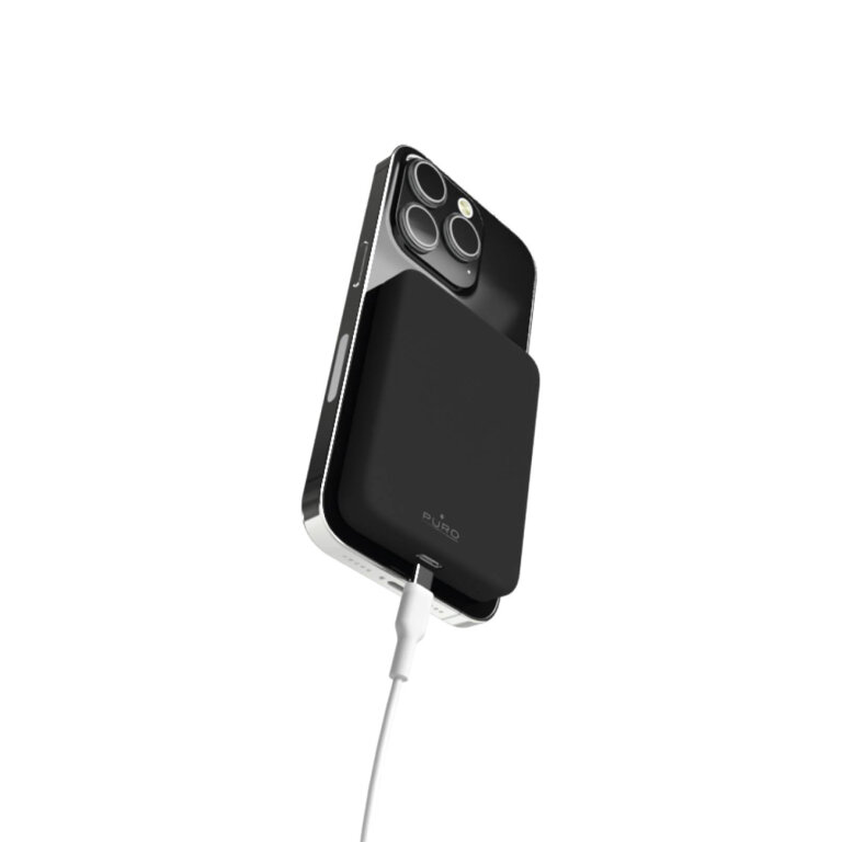 Powerbank 4200mAh USB-C MagSafe Mini Power Mag - czarny (2)