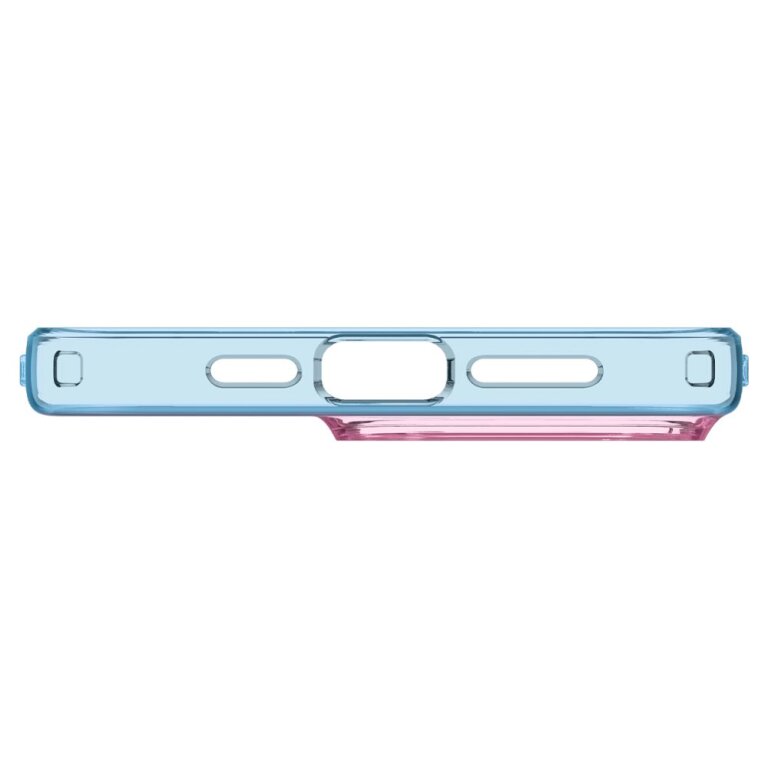 Etui case na iPhone 15 Pro Liquid Crystal - różowo niebieskie (4)