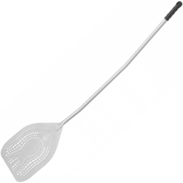 Łopata do pizzy Arena kwadratowa perforowana z wygiętym uchwytem 350 x 1500 mm (1)