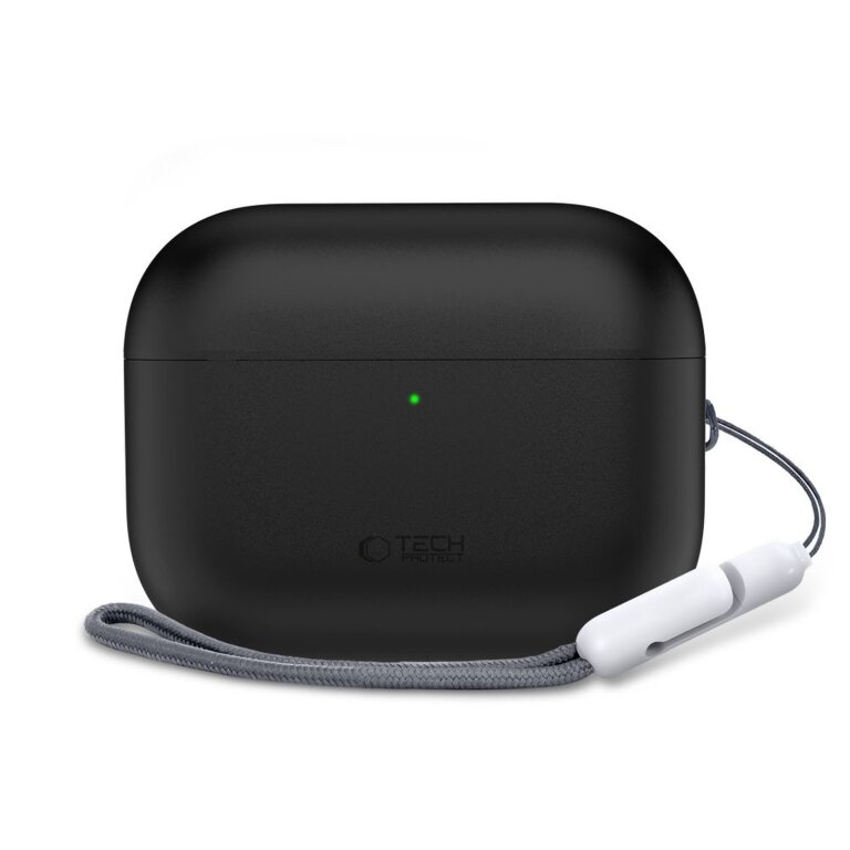 Etui ochronne silikonowe na słuchawki AirPods Pro 3 - czarne (3)