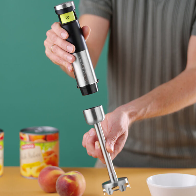 Mikser blender ręczny bezprzewodowy 5 biegów Smart Pressure śr. 65 x 390 mm 150 W (7)