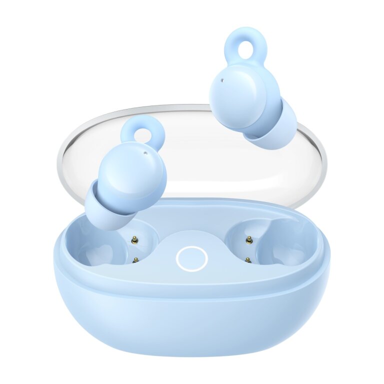 Bezprzewodowe słuchawki douszne Bluetooth JR-TS3 niebieski (1)