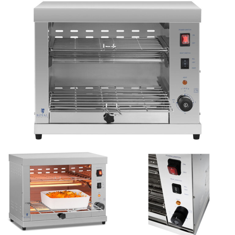 Podwójny toster opiekacz salamander 3250W (1)