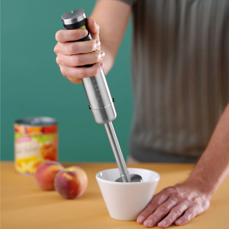 Mikser blender ręczny bezprzewodowy 5 biegów Smart Pressure śr. 65 x 390 mm 150 W (6)