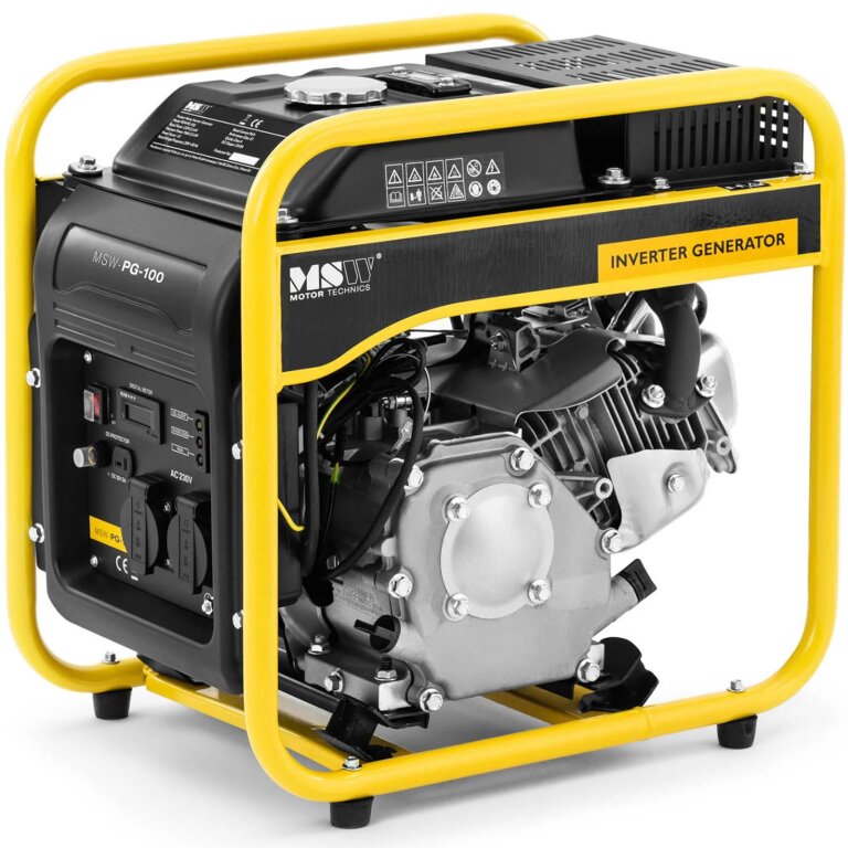 Agregat prądotwórczy inwertorowy generator prądu 5 l 230 V 3600 W AVR (1)