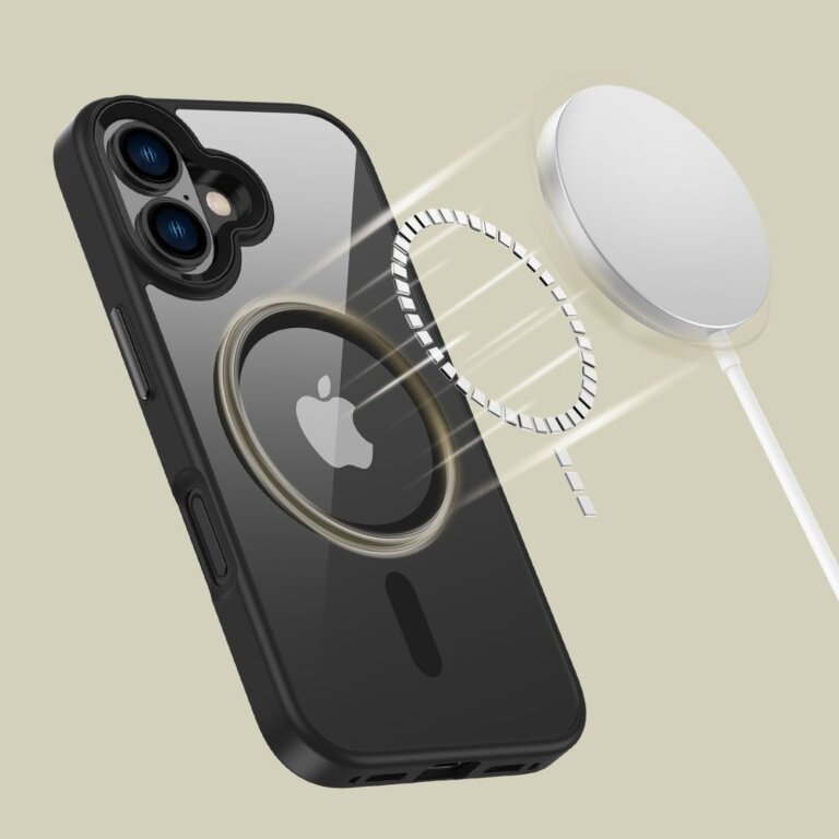 Etui pokrowiec case na iPhone 16 MagMat MagSafe - przezroczysty (3)