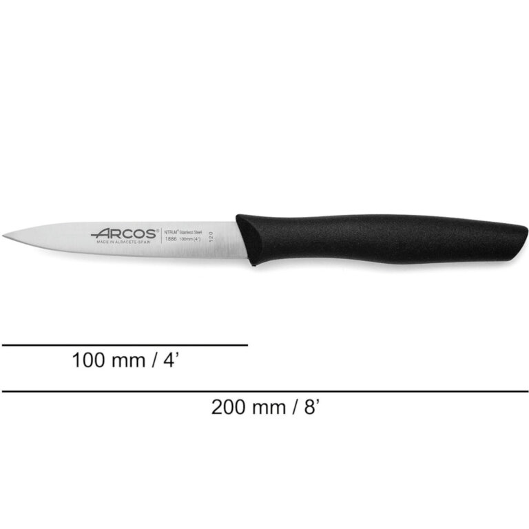 Nóż do obierania warzyw owoców spiczasty NOVA dł. 100/211 mm (2)