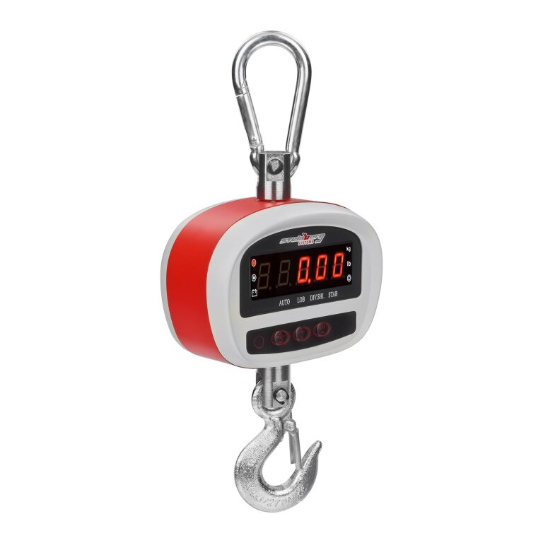 Waga hakowa wisząca z pilotem 300kg - LED (2)