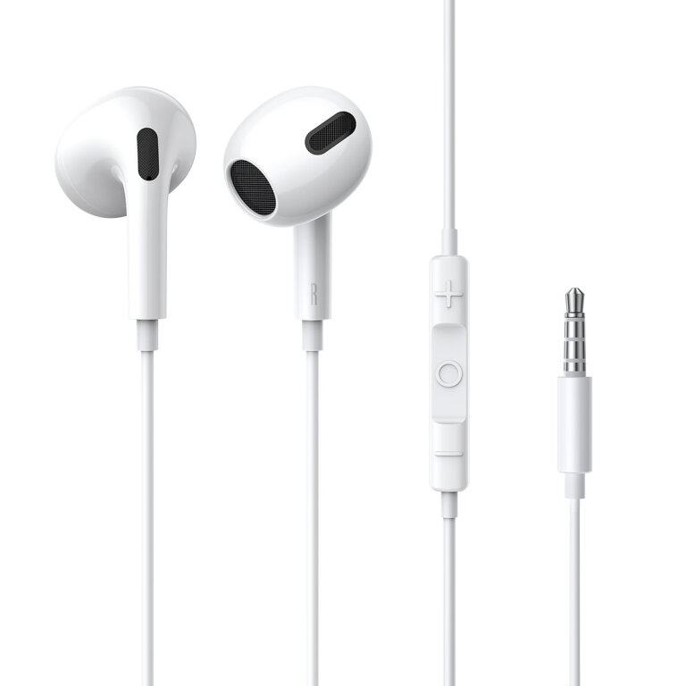Słuchawki przewodowe Encok H17 minijack 3.5mm biały (1)