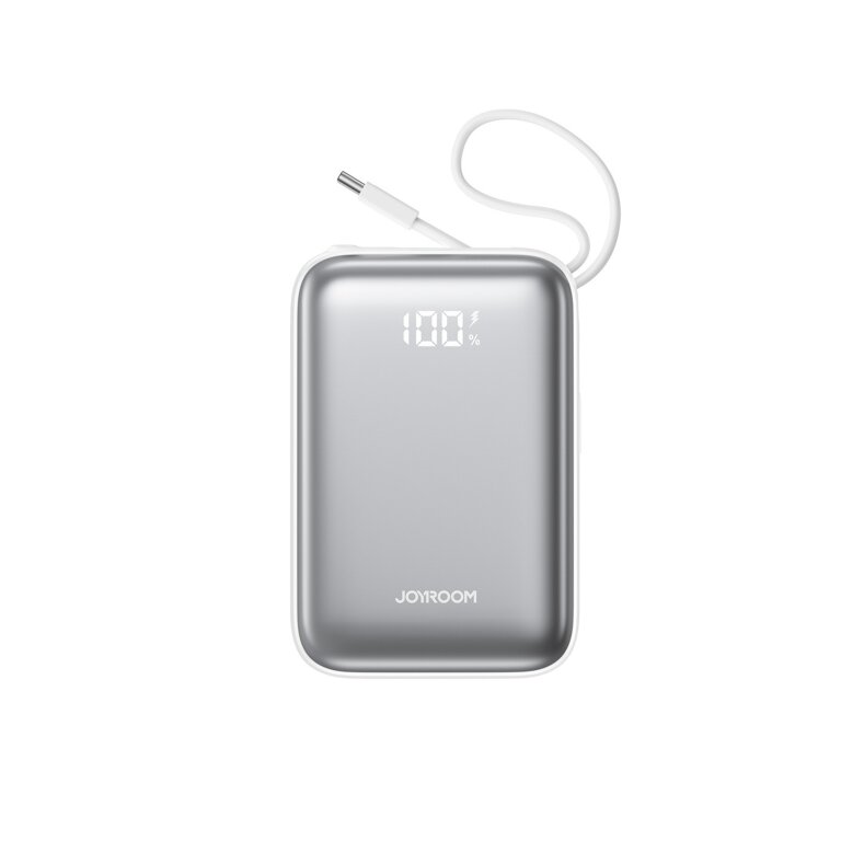 Powerbank 20000mAh 22.5W USB-C z podwójnym kablem - biały (2)