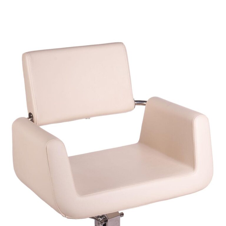 Fotel fryzjerski Vito BH-6971 kremowy (2)