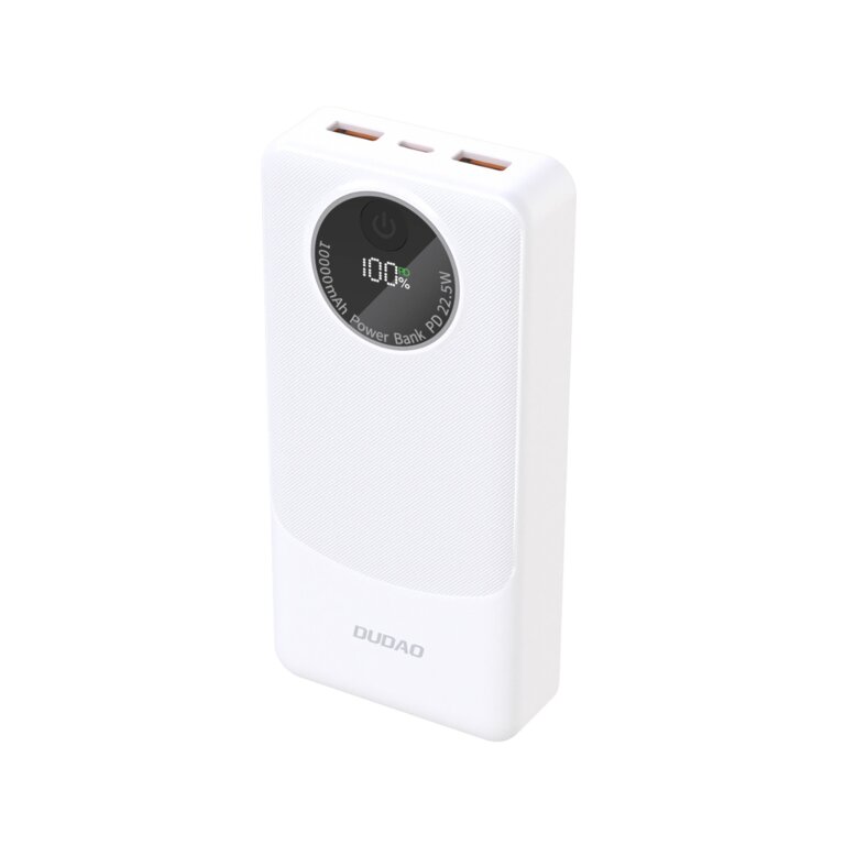 Powerbank K12Pro 20000mAh USB-A USB-C PD 22.5W - biały (1)