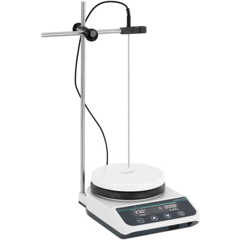 Mieszadło magnetyczne laboratoryjne z podgrzewaniem 0-260 C 50-1500 obr./min (2)