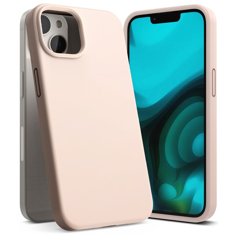 Elastyczne silikonowe etui na telefon iPhone 14 Plus 6.7'' SILICONE PINK SAND (3)