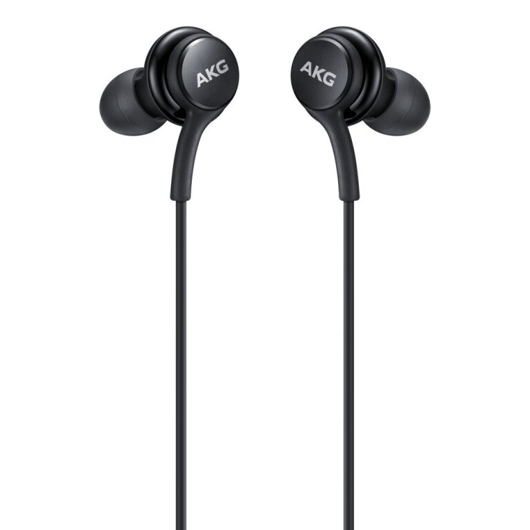 Przewodowe słuchawki dokanałowe AKG złącze USB-C czarny (11)