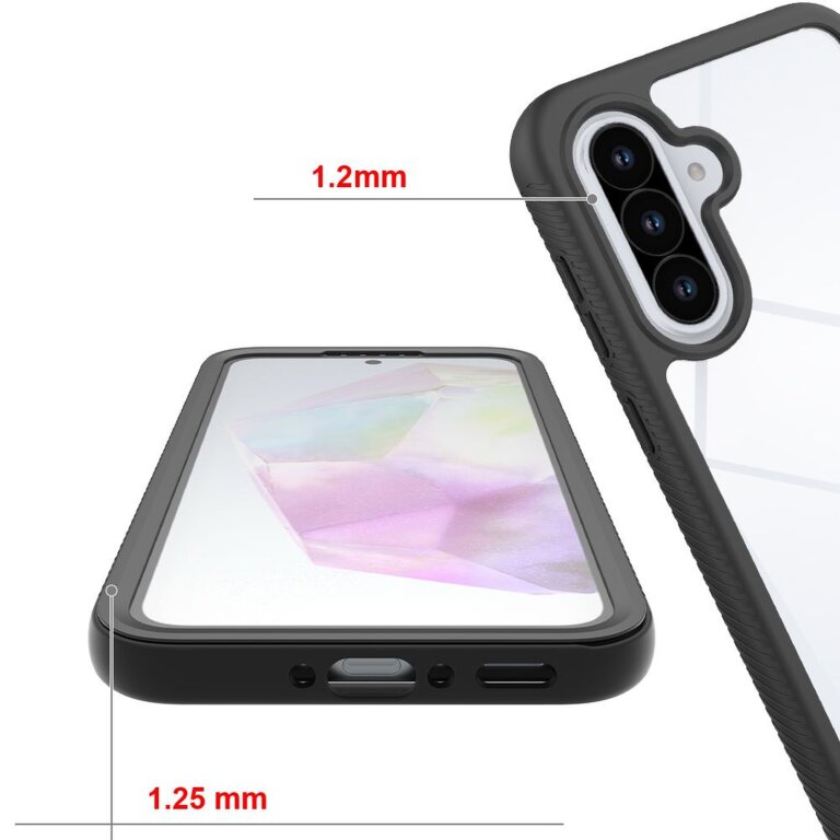 Etui case na Samsung Galaxy A36 / A56 5G Defense - czarny (3)