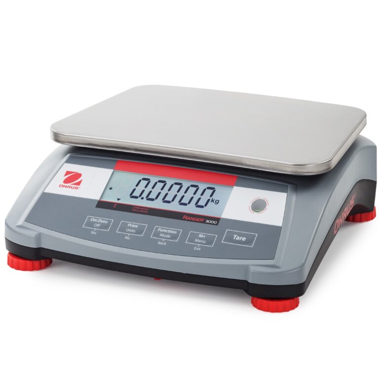Waga stołowa przemysłowa profesjonalna z akumulatorem RANGER 3000 15kg / 0.5g - OHAUS R31P15 (2)