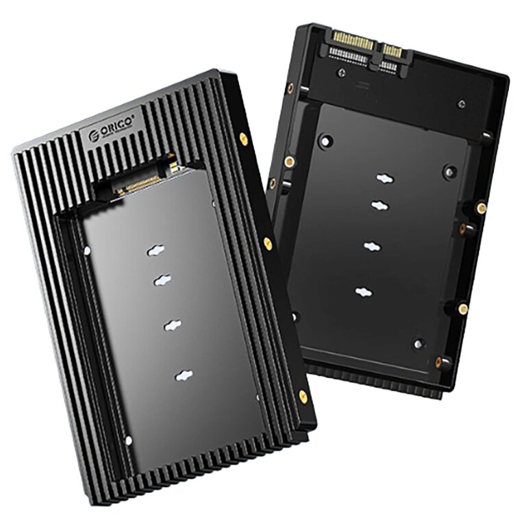 Adapter przejściówka na dysk M.2 NGFF na 3.5'' - czarna (3)