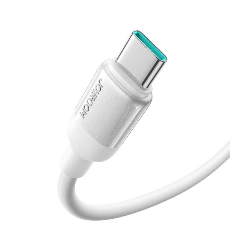 Kabel przewód USB-A - USB-C Lively Series 3A 1.2 m - biały (3)