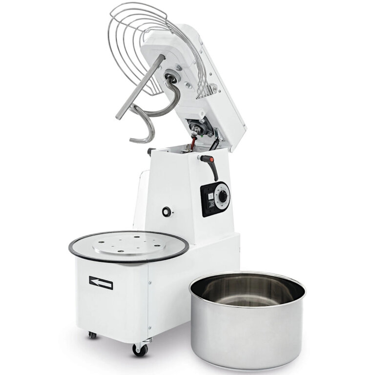 Miesiarka spiralna z podnoszoną głowicą i wyjmowaną dzieżą 10 l 35 kg/h 370 W (1)