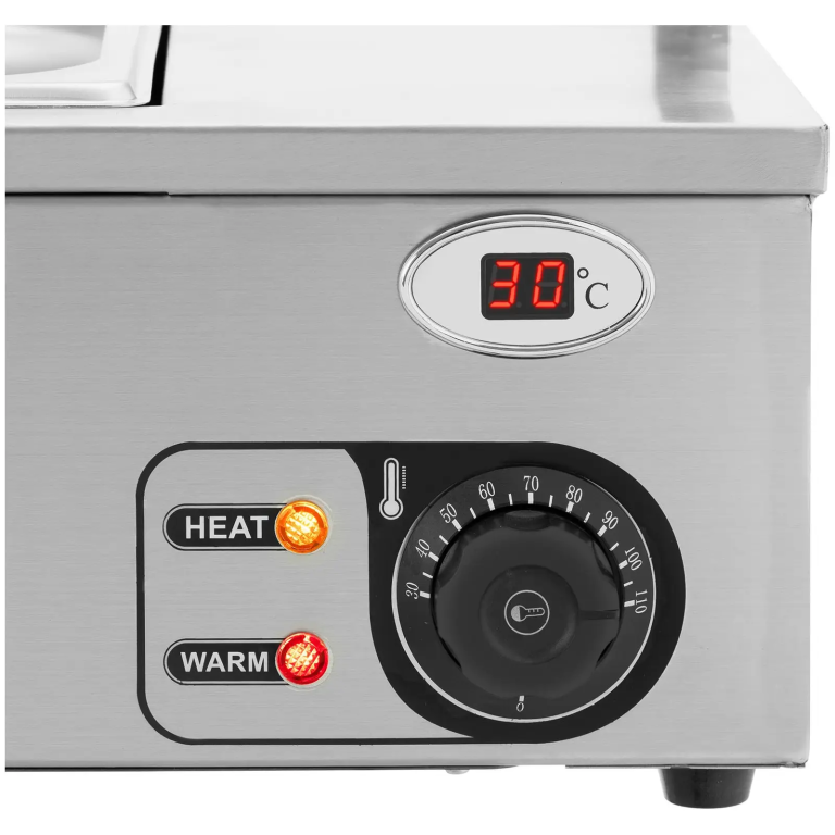 Bemar podgrzewacz do potraw bufet grzewczy z osłoną 6 x GN 1/3 2100 W (3)