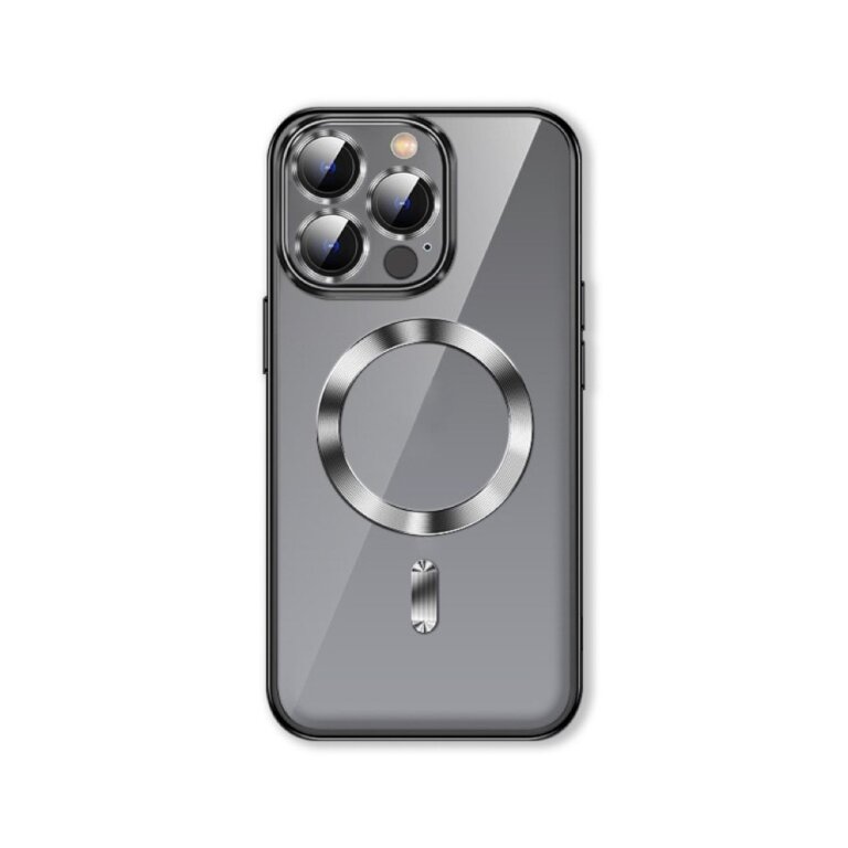 Etui case na Samsung Galaxy S24 FE Electroplated Magsafe - czarne (11)