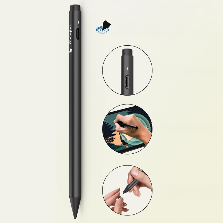 Rysik do urządzeń dotykowych USB-C Pen G1 - czarny (4)