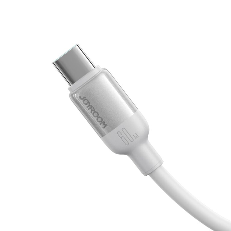 Kabel przewód USB-A - USB-C Lively Series 3A 1.2 m - biały (5)