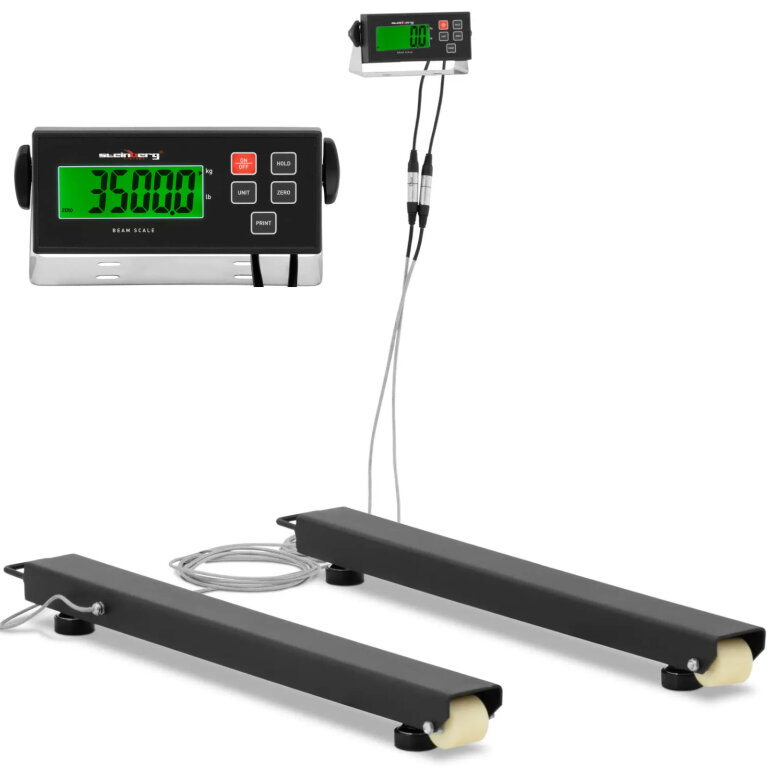 Waga belkowa płozowa paletowa LCD 3500 / 0.5 kg 100 x 10 cm (1)