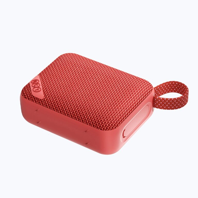 Głośnik bezprzewodowy Bluetooth z podświetleniem RGB IP67 - czerwony (6)