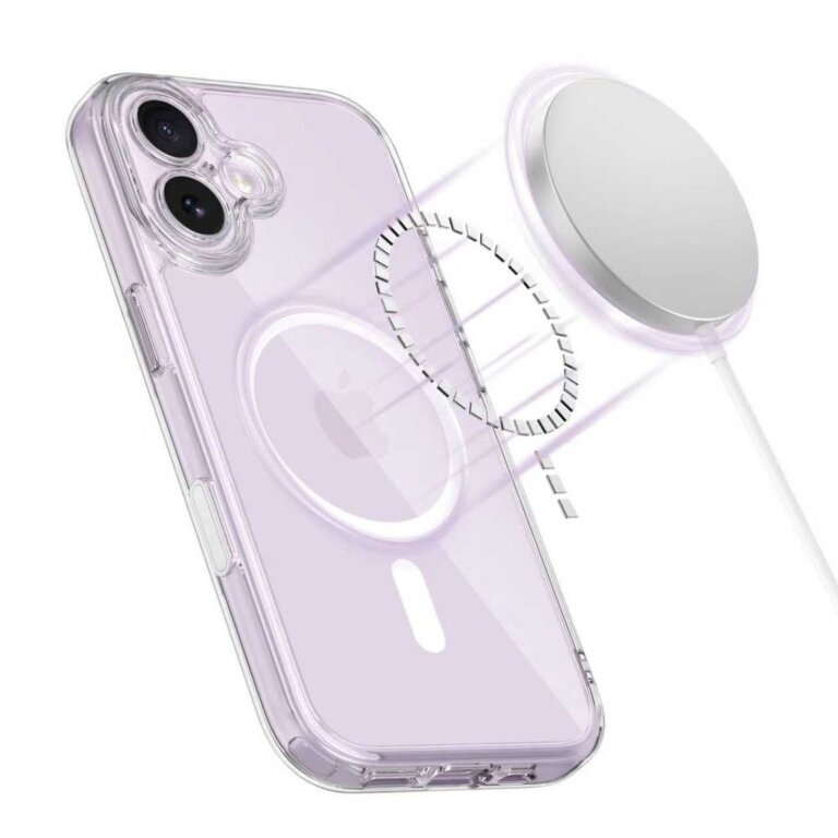 Etui pokrowiec na iPhone 17 Magpeak Magsafe CC - przezroczysty (3)
