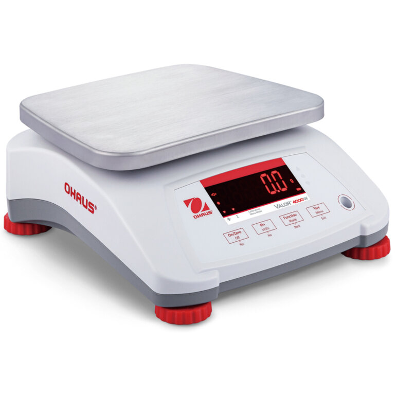 Waga VALOR 4000 z legalizacją kuchenna gastronomiczna wodoodporna IP68 LED 3Kg / 1g - OHAUS V41PWE3T-M (1)