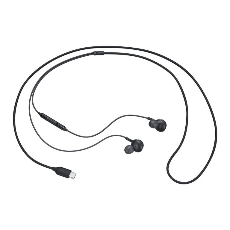 Przewodowe słuchawki dokanałowe AKG złącze USB-C czarny (5)