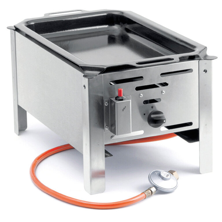 Patelnia gazowa Bake Master Mini 290x480mm 5.8kW - Hendi 154601 (1)