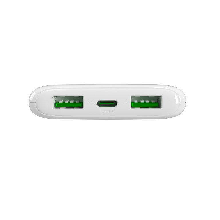 Powerbank 10000mAh USBA USB-C 22.5W - biały (2)