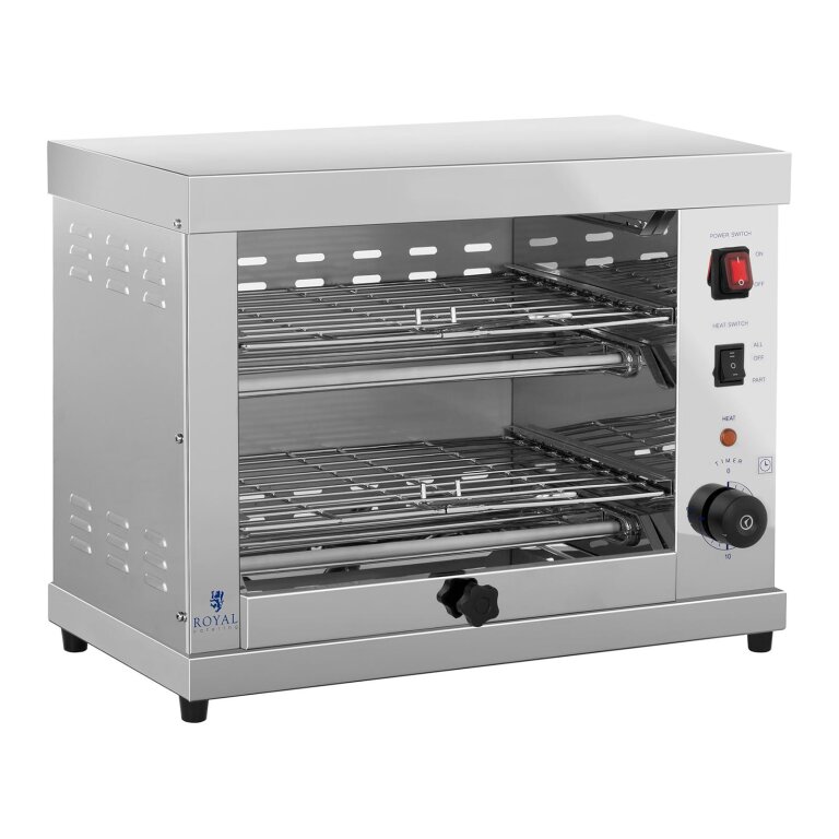 Podwójny toster opiekacz salamander 3250W (2)